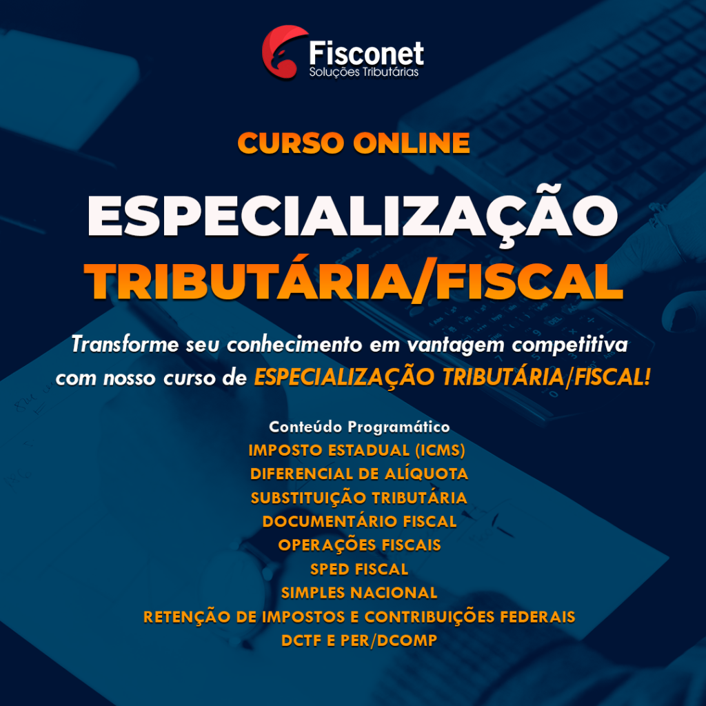 ESPECIALIZAÇÃO TRIBUTÁRIA/FISCAL - Loja Fisconet