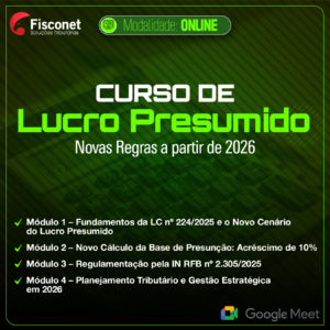 Lucro Presumido - Novas Regras a Partir de 2026