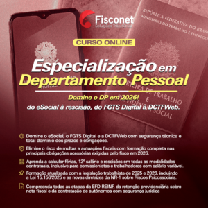 ESPECIALIZAÇÃO EM DEPARTAMENTO PESSOAL 2026