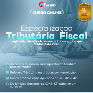 ESPECIALIZAÇÃO TRIBUTÁRIA FISCAL 2026
